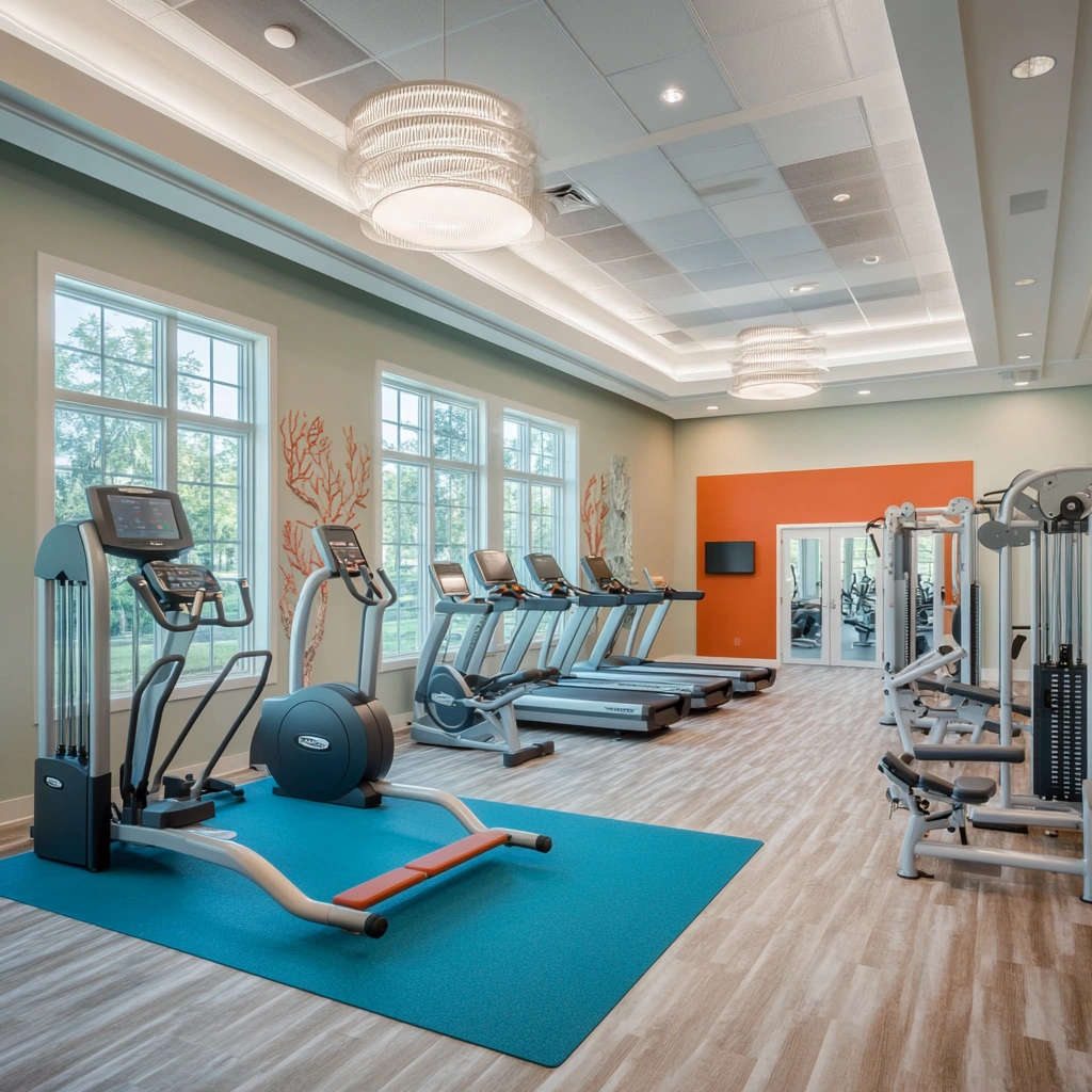 Фітнес-зал з адаптованим обладнанням