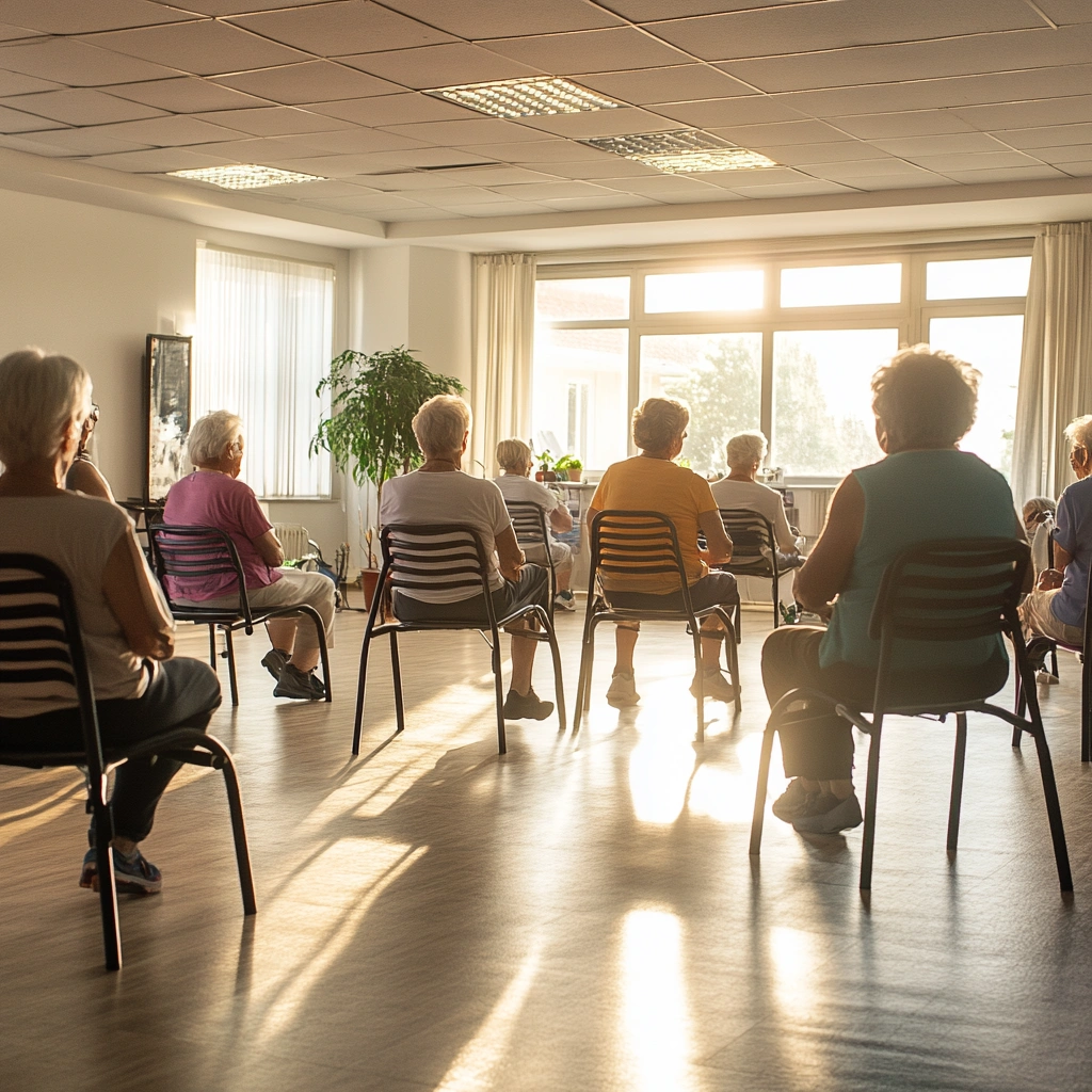 Групове заняття для пенсіонерів